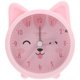 thumbnail image 1 of Lovely Kitten Ear Alarm Clock Mute Alarm Clock Desktop Alarm Clock Without Battery, 1 of 2