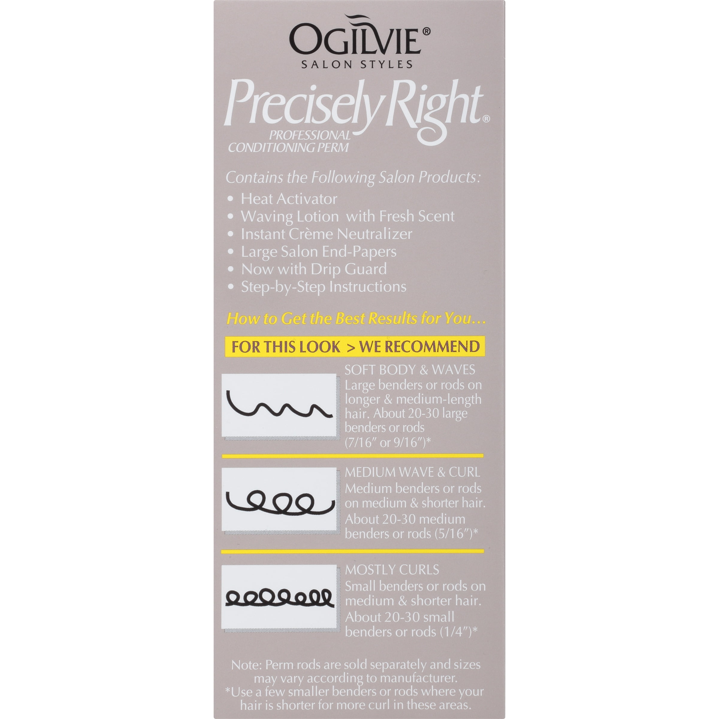 Ogilvie Perm For Color Treated Thin Or Delicate Hair 1 Ct Box