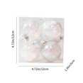 thumbnail image 5 of JLFNYA Mini Christmas Ornaments Clearance,Christmas Balls Ornament,New Christmas Balls Transparent PET Silk Grass Decoration Christmas Tree Ornament Pendant Props 4PCS, 5 of 5