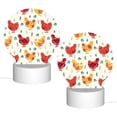 thumbnail image 2 of Balery Flower Chicken Pattern Acrylic Night Light Gift with 3 Color ModesTouch-Sensitive LED Lamp Perfect Gift for Mother's Day, Birthday, or Christmas, 2 of 9