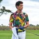 thumbnail image 3 of Fotbe Colorful Pug Camiseta Polo de Golf para Hombre con Estampado – Camisa Deportiva Transpirable con Cuello Abotonado-XX-Large, 3 of 6