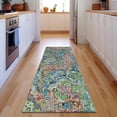 thumbnail image 3 of Dalyn Rugs Premium Machine Washable Mayfield AMF829 Blue 2'3" x 7'6" Runner Rug, 3 of 6