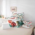 thumbnail image 5 of YST Butterfly Bedding Set Full 7 Pcs Colorful Moth Comforter Set With Sheet Set Garden Botanical Flower Bed In A Bag For Kids Girls Women Reversible Aesthetics Room Decor, 5 of 5