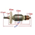 thumbnail image 2 of AC 220-230V Demolition Hammer Motor Rotor for Hitachi 9 Tooth 360286E H65SB2 H65SD2 H65SD H70SD H70S, 2 of 5