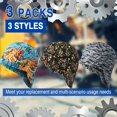 thumbnail image 2 of HSHDLDF 3 Pcs Flame Resistant Welding Cap Mesh Inside Liner Electric Cap Mesh Inside Liner Welding Hats for Men Welding Helmet Electrician Gas (Camouflage Style), 2 of 7