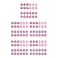 thumbnail image 3 of relayinert 24pcs/set Wide Application Wedding Party Home Decor Durable And Reliable pink 5Set, 3 of 6