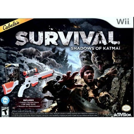 Cabelas Survival: Shadows of Katmai with Gun - Nintendo Wii