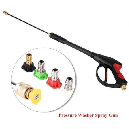 High Pressure/Power Washer Spray Gun, Wand/Lance&Nozzle Kit Gasoline 4000PSI M22