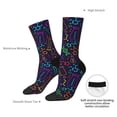 thumbnail image 4 of KLL Chemistry Science Print Cool Socks Men's Women's Crew Socks Funny Crazy Novelty Stockings, 4 of 6
