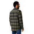 thumbnail image 3 of Free Country Men's Easywear Flannel Shirt Jacket Dusty Vine Plaid XXL, 3 of 6