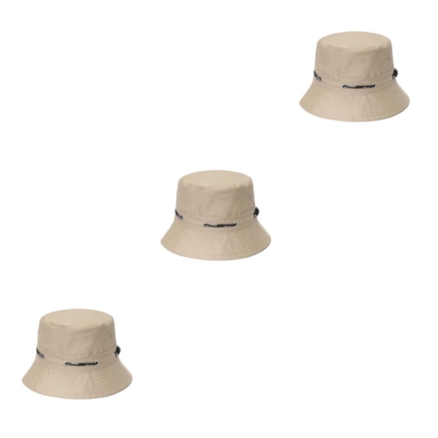 kurtrusly 1/2/3/5 Sun Protection Fisherman Cap With Breathable And Comfortable Sunscreen Sunscreen Fisherman Cap khaki 58cm 3PCS