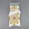 thumbnail image 2 of Ambesonne Mandala Bedding Set 4 Pcs, Lively Colorful, Queen, Multicolor, 2 of 3
