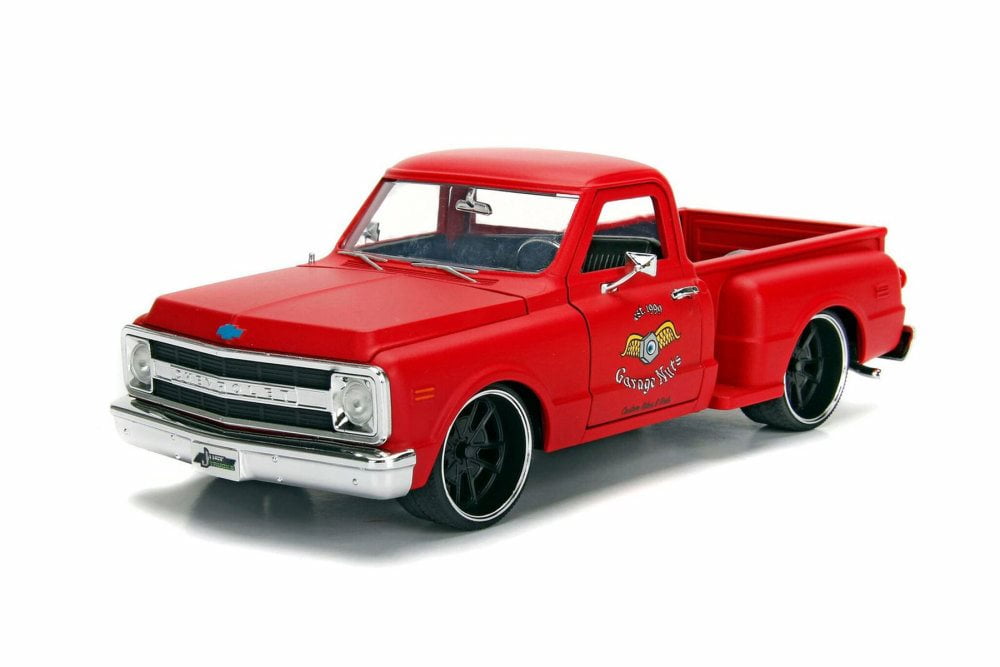 1969 Chevy C10 Stepside Pickup Garage Nuts Primer Red Jada dp1 1 24 Scale Diecast Model Toy Car Brand New But No Box Walmart Com 1969 Chevy C10 Stepside Pickup Garage Nuts Primer Red Jada dp1 1 24 Scale Diecast Model Toy Car Brand New But No Box Walmart Com