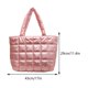 thumbnail image 2 of Cloud Bubble Bag Bolso Cheques Liso Mujeres Niñas Básico para Ir Compras Viajar, 2 of 9
