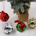 thumbnail image 4 of Set of 8 Jingle Bells Vintage Handmade Rustic Lucky Christmas Hanging Décor Bells On Rope - gold, 4 of 5