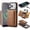Brown, variant on Asuwish Phone Case for iPhone 17 Pro Max Wallet Magnetic Detachable Cell Cover with Wireless Charging and RFID Blocking Credit Card Holder Stand i Phone17 17Pro i17 ProMax 17ProMax Women Men Black