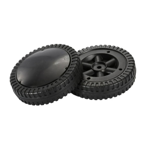 LOVIVER 2 Pack BBQ Grill Wheels Black 15cm Hand Truck Tires for BBQ Grills Accessory