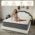 thumbnail image 5 of Kviwasha Full Mattress in a Box, 10 Inch Hybrid Cooling Gel Memory Foam Mattress, Individually Pocket Coils, Medium Firm, Pressure Relief, CertiPUR-US, 5 of 7