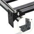 thumbnail image 6 of 2 Pieces Awning Brackets Awning Mount L Brackets Heavy Duty Stainless Steel for SUV Roof Rack Cross Bars, 6 of 9