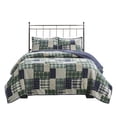 thumbnail image 2 of Madison Park Timber Polyester Reversible Printed Coverlet Set in Green, 2 of 5