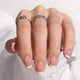 thumbnail image 2 of Press on Gel Nails BtartBox French Tip Short, 30 unidades, 2 of 8