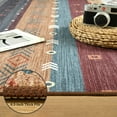 thumbnail image 6 of TWINNIS 8'x10' Brown Area Rug Non-Slip Bohemian Rug Indoor Washable Rugs for Living Room, 6 of 8