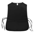 thumbnail image 3 of Toptie Unisex Cobbler Vest Kitchen Chef Apron, Art Painting Grooming Smock Working Uniform with 2 Pockets, 28"L x 22"W-Black, 3 of 8