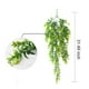 thumbnail image 4 of Bearachild Plantas artificiales Vine Fake Leaf Wall Hanging Plastic Faux Simulation Rattan Leaves Ivy Home Wedding Garland Party Decoración Bearachild HA084592-00, 4 of 6