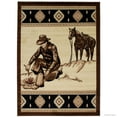 thumbnail image 2 of Allstar Rugs Allstar Berber Woven Soft Traditional Southwest Camp Theme Rug 7' 1" x 5' 2" 5' x 8', 2 of 5