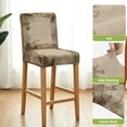 thumbnail image 4 of Fall Forest Pine Bar Stool Covers - Stretch Dining Chair Covers Set of 6, Autumn Vintage Pine Cones Botanical Bar Chair Cover Removable Counter Stool Pub Chairs Slipcovers Protectors for Kitchen/Cafe, 4 of 9