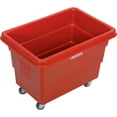 thumbnail image 2 of Global Industrial 800311RD 6 Bushel Direct Mount Base Red Plastic Bulk Box Truck, 2 of 7