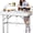 Two-Tier Ice Table Fish Cleaning, variant on 4 Foot Ice Cooler Table, Outdoor Cooler Table with Removable Matching Skirt and Shelf, Folding Ice Tables for Party, BBQ, Camping, Picnic, Fishing Cleaning Tables