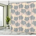thumbnail image 5 of Ambesonne Abstract Shower Curtain, Grunge Marble Leaves Art, 69"Wx75"L, Pale Salmon Beige, 5 of 5
