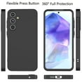 thumbnail image 2 of Takfox Silicone Case for Samsung Galaxy A55 5G Case Gel Rubber Full Body Protection Anti-Shock Cover Case Drop Protection 6.6 inch-Black, 2 of 10