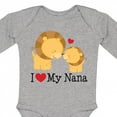 thumbnail image 4 of Inktastic I Love My Nana Boys or Girls Long Sleeve Baby Bodysuit, 4 of 5