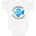 thumbnail image 3 of Inktastic Daddy's Fishing Buddy with Cute Blue Fish Boys or Girls Baby Bodysuit, 3 of 5