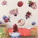 thumbnail image 1 of 2 pegatinas de pared con diseño de peonías y rosas, para sala de estar, dormitorio, baño, casa, decoración DIY, 1 of 5