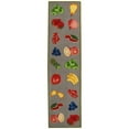 thumbnail image 2 of SAFAVIEH Chelsea Brittania Fruit Lovers Wool Area Rug, Stone, 7'9" x 9'9", 2 of 10