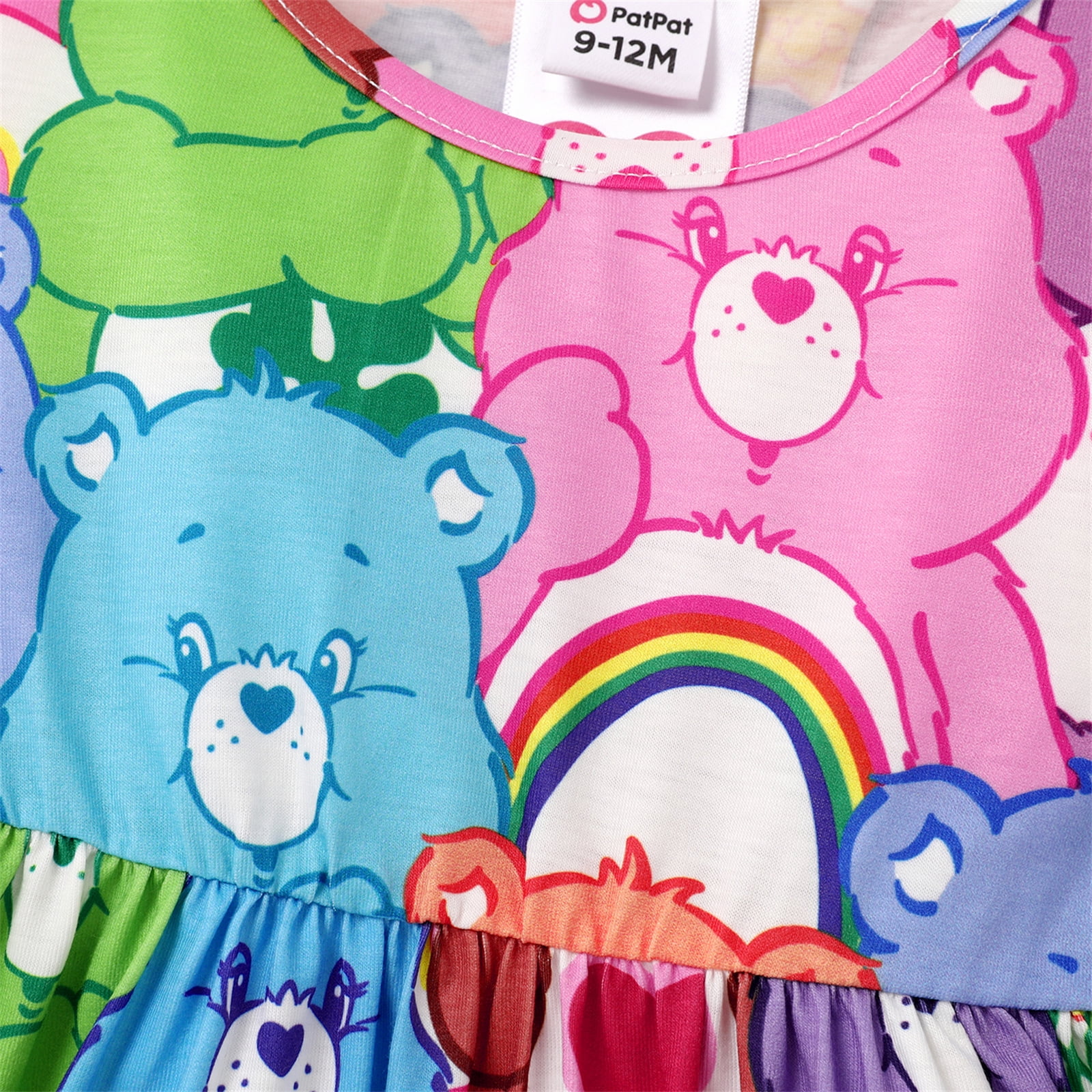 Care Bears Toddler Girl Classic and Magic Fruits Patterns Dress