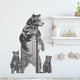 thumbnail image 3 of Pegatinas de pared decorativas, ideales para habitaciones, salas de estar, paredes, cocina, dormitorio y más, pegatinas de pared (oso polar) Rojo Verde RV011031-00670SDJ, 3 of 5