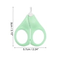 thumbnail image 4 of Unique Bargains 1 Pc Portable Short Handle Nail Scissors Toenail Clippers for Child 3.15"x2.24"x0.39" Green, 4 of 6