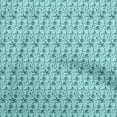 thumbnail image 1 of oneOone Cotton Poplin Aqua Blue Fabric Floral Quilting Supplies Print Sewing Fabric By The Yard 42 Inch Wide, 1 of 4