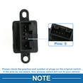 thumbnail image 4 of Interruptor de ventana eléctrica Unique Bargains para Mazda 3 2004-2009 No. B32H66370 Interruptor de control de ventana ABS negro lado trasero izquierdo y derecho, 4 of 7