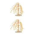 thumbnail image 2 of Decodeary Exquisite Tree Decoration - Good Wishes And Meaningful Home Or Office Ornament Safe Tree Desktop Yellow 2Set, 2 of 6