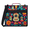 Multicolor 2, variant on Herdesigns Mexico Floral Zipper Binder 1.5 Inch 3 D-Rings with Shoulder Strap & Handle, Waterproof Binder Organizer Bag for 13 Inch Laptop