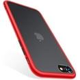 thumbnail image 4 of Entronix Shockproof Matte Case Designed for iPhone 7/8 with Soft TPU Bumper, Slim Case Red, 4 of 4