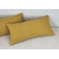 thumbnail image 4 of Aiking Pack of 2 Soft Decorative Knitted Double-Cable Sweater Cozy Throw Pillow Covers, 14x26 inch, Gold, 4 of 7