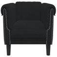 thumbnail image 2 of vidaXL Sofa Chair Black Velvet, 2 of 5