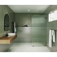 thumbnail image 6 of Glass Warehouse FL-RAD-36-R-PB Aurora 78" High X 36" Wide Shower Screen Frameless Shower, 6 of 7