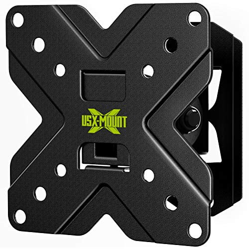 USX MOUNT TV Wall Mount Monitor Mount Bracket with Adjustable Tilt Swivel for 10inch to 26inch LED LCD OLED TVs and Monitors - VESA Size Up to 100x100mm and Weight Capacity Up to 22lbs-XMS00